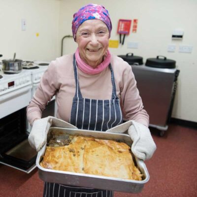 Bury Drop In kitchen volunteer