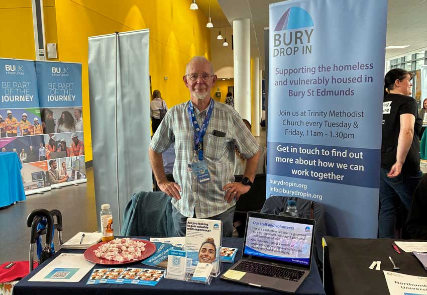 Mike at Abbeygate Sixth Form Progression Fair