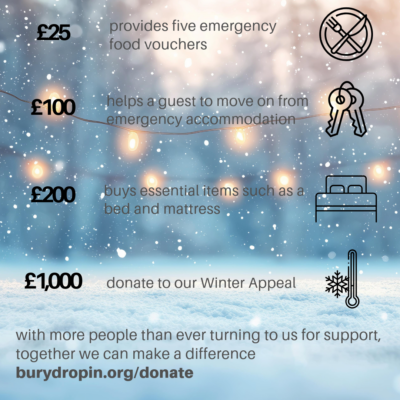 Donate to our Winter Appeal Donate to our Winter Appeal
